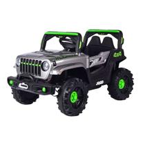 Carro Elétrico Infantil Jipe Off Road 12V Cinza com Controle Remoto