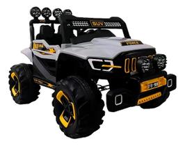 Carro Elétrico Infantil Jipe Supercross 12v Cinza Zippy Toys