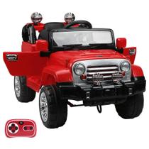 Carro Elétrico Infantil Jipe Trilha 12v Vermelho com Controle 927604 BEL