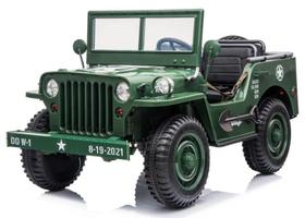Carro Elétrico Infantil Jipe Willys Militar 24v