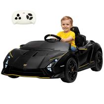 Carro Eletrico Infantil Lamborghini Aventador Bang Toys Preto 12V