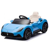 Carro Elétrico Infantil Maserati MC20 12V Azul para Meninos e Meninas Carro Elétrico Infantil Maserati MC20 12V Azul para Meninos e Meninas