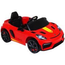Carro Elétrico Infantil Porsche Spyder 718RS PX 12V Vermelho BEL Carro Elétrico Infantil Porsche Spyder 718RS PX 12V Vermelho BEL