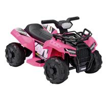 Carro Elétrico Infantil Quadriciclo Rosa Bang Toys Luz Led