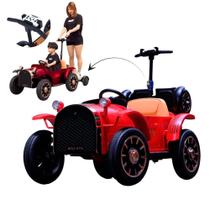 Carro Elétrico Infantil Retrô 12V com Controle Remoto Várias Cores IMPORTWAY