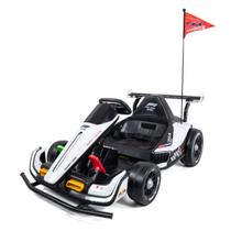 Carro Elétrico Infantil Speed Kart Com Controle Remoto Conect Brinq Bateria 12 V, Luzes e Sons