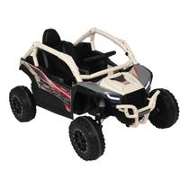 Carro Elétrico Infantil UTV 4x4 Kawasaki KRX 1000 24V Bege Bel Off Road de Luxo