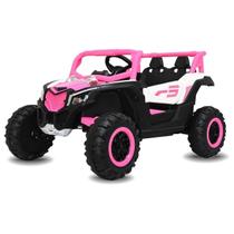 Carro Elétrico Infantil UTV Pulse XR7 12V Rosa - Bang Toys