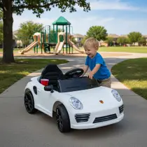 Carro Eletrico Infantil Veículo com Luz Música Bateria 12v e Controle Remoto