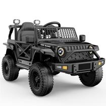 Carro elétrico infantil YunTopKids 12V com controle remoto e Bluetooth