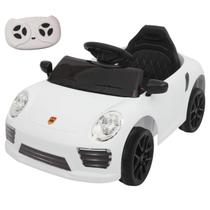 Carro Elétrico Infantil Zippy Toys Compact Porsche Branco 6V