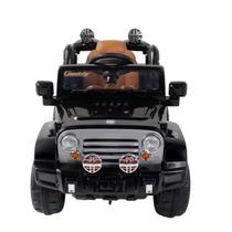 Carro Elétrico Jipe Infantil Preto Com Controle Remoto 12V Bel