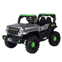 Carro Elétrico Jipe Off Road Verde e Cinza 12v C/ Controle Remoto Zippy Toys