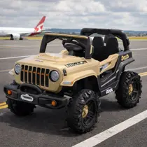 Carro Elétrico Jipe Som Luz de Led Controle Remoto 12 volts Carro Elétrico Jipe Som Luz de Led Controle Remoto 12 volts