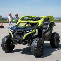 Carro Elétrico Jipe UTV Max Som Luz de Led Controle Remoto 12 volts