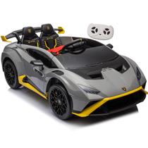 Carro Eletrico Lamborghini Huracan 12V Controle Cinza Zippy Toys