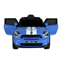 Carro eletrico mini paceman 12v azul - belfix