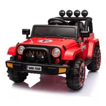 Carro Eletrico Off Road Vermelho Com Controle Remoto 12V