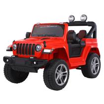 Carro Elétrico Offroad Vermelho C/ Remoto 12V Shiny Toys