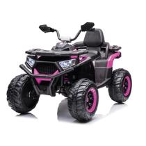 Carro Elétrico Quadriciclo 4X4 Rosa 12V Com Controle Remoto
