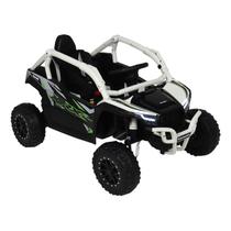 Carro Elétrico Quadriciclo Bel UTV 4x4 Kawasaki KRX 1000 24V Cinza para Crianças com Controle