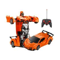 Carro Elétrico RC Para Meninos 2 Em 1 Transformação Robô Veículo Esportivo Modelo Controle Remoto Carro Elétrico RC Para Meninos 2 Em 1 Transformação Robô Veículo Esportivo Modelo Controle Remoto