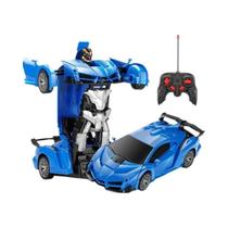 Carro Elétrico RC Para Meninos 2 Em 1 Transformação Robô Veículo Esportivo Modelo Controle Remoto Carro Elétrico RC Para Meninos 2 Em 1 Transformação Robô Veículo Esportivo Modelo Controle Remoto