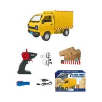 Carro Elétrico RC Simulador De Drift Para Crianças 1:16 Wpl D12 Com Controle Remoto, Caminhão De