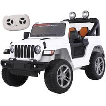 Carro Eletrico Shiny Toys Jeep Rubicon Branco 12V com Controle