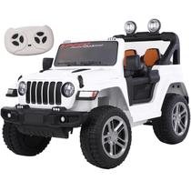 Carro Eletrico Shiny Toys Jipe Rubicon 12V com Controle Branco