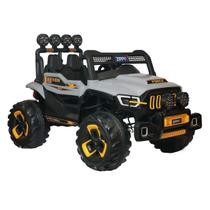 Carro Elétrico Super Cross 4x4 Cinza 12V Com Controle Remoto Carro Elétrico Super Cross 4x4 Cinza 12V Com Controle Remoto