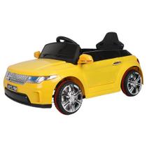 Carro Elétrico SUV Amarelo Infantil Controle Remoto 12V - Shiny Toys