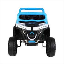 Carro Eletrico UTV 12V Azul Bivolt LED USB Controle 2 em 1 Carro Eletrico UTV 12V Azul Bivolt LED USB Controle 2 em 1