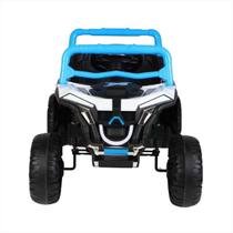 Carro Eletrico Utv 12V Azul Bivolt Led Usb Controle 2 Em 1 Carro Eletrico Utv 12V Azul Bivolt Led Usb Controle 2 Em 1