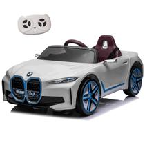 Carro Eletrico Zippy Toys BMW i4 Gran Coupe 12V Controle Branco