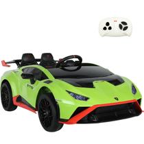 Carro Eletrico Zippy Toys Lamborghini Huracan Verde 12V Controle Carro Eletrico Zippy Toys Lamborghini Huracan Verde 12V Controle