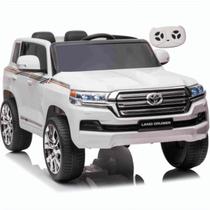 Carro Eletrico Zippy Toys Toyota Land Cruiser 12V Branco CR