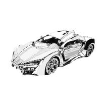 Carro Esportivo 3D Metal - Puzzle DIY de Alta Dificuldade para Montar Carro Esportivo 3D Metal - Puzzle DIY de Alta Dificuldade para Montar