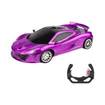 Carro Esportivo De Alta Velocidade 1/18 Rc Com Luz Led E Controle Remoto Para Meninos E Meninas