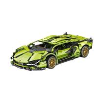 Carro Esportivo De Controle Remoto Super Rápido, Modelo De Blocos De Montar, Brinquedo Decorativo Carro Esportivo De Controle Remoto Super Rápido, Modelo De Blocos De Montar, Brinquedo Decorativo