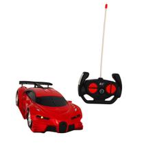 Carro Esportivo De Controle Remoto Vermelho 4 Funções Presente Crianças