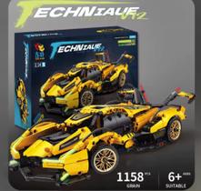 Carro esportivo de montar modelo Lamborghini V12 com 1158 peças
