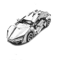 Carro esportivo de quebra-cabeça de metal 3D para adultos e crianças Montagem DIY