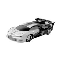 Carro Esportivo RC 1/18 com Luzes LED e Controle Remoto - Alta Velocidade