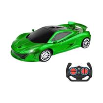 Carro Esportivo RC 1/18 com Luzes LED e Controle Remoto - Alta Velocidade