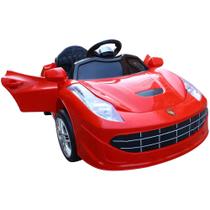Carro Esportivo Vermelho Controle Remoto 12V Shiny Toys