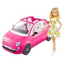 Carro Fiat 500 Barbie - Boneca Incluída, Abre Portas