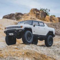 Carro fms 1/18 fcx18 hummer ev 4wd crawler white rtr fms11852rtrwh