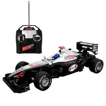 Carro Formula 1 de Controle Brinquedo Infantil F1 Preto Carro Formula 1 de Controle Brinquedo Infantil F1 Preto