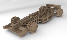 Carro Formula 1 Miniatura Corte à Laser em MDF - Neusa Artesanatos